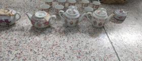 八九十年代陶瓷茶壶茶杯库存-285505