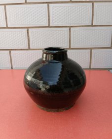 黑瓷罐，黑釉罐-67