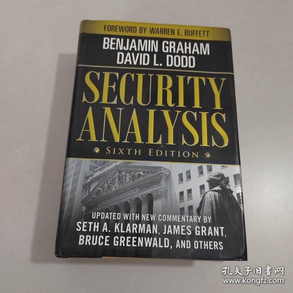 Security Analysis：Sixth Edition, Foreword by Warren Buffett