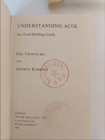 英文桥牌书UNDERSTANDING ACOL THE GOOD BIDDING GUIDE，理解埃珂—优秀的叫牌指南 桥牌大师系列