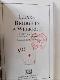 英文桥牌书 LEARN BRIDGE IN A WEEKEND周末学桥牌