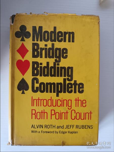 英文桥牌书 Modern Bridge Bidding Complete，Introducing the Roth Point Count现代桥牌叫牌ROTH牌点计算介绍