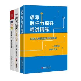 领导胜任力提升讲练+胜任力模型开发与应用+胜任力识别关键人才打造高绩效团队书籍