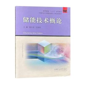 储能技术概论 高等教育十三五规划教材9787564633844 中国矿业大学出版社