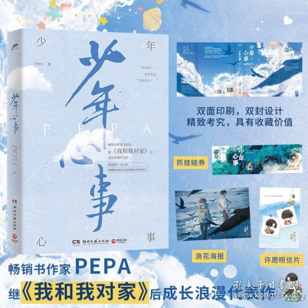 少年心事（继《我和我对家》后畅销书作家PEPA成长浪漫代表作。新增番外《双人照》，附赠抓娃娃券、浪花海报和许愿明信片）