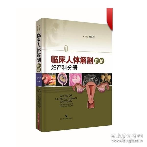 临床人体解剖图谱·妇产科分册 陈金宝 上海科学技术出版社