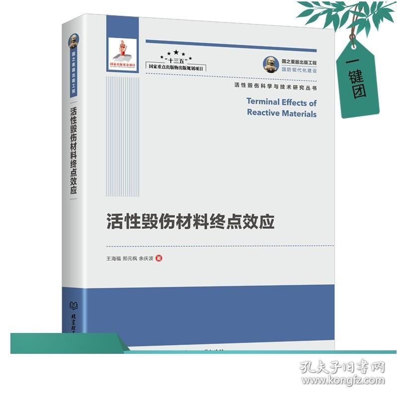 2022新书现货 活性毁伤材料终点效应 王海福 郑元枫 余庆波 正版书籍 北京理工大学出版社书籍