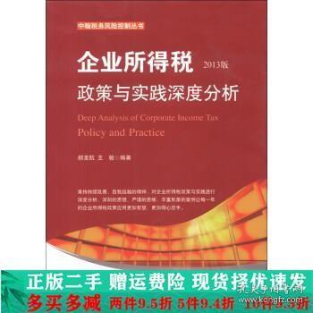 中翰税务风险控制丛书：企业所得税政策与实践深度分析（2013版）