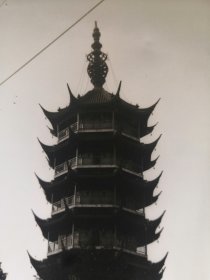 【少见】1982年武进常州文笔塔修复完成后当时的修复团队所拍文笔塔照片