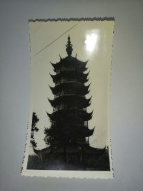 【少见】1982年武进常州文笔塔修复完成后当时的修复团队所拍文笔塔照片