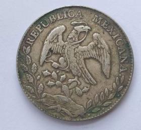 三枚外币老银元！墨西哥鹰洋1881德国1755纪念币shcn