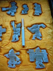 古玉！和田白玉籽料春耕图组合玉佩shc