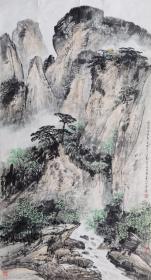 赵元年老师山水  南京白云堂画廊 赵元年山水 178x96cm