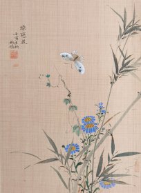 姚媛老师精品花卉 南京白云堂画廊 姚媛花卉45x33cm 硬卡