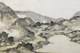 毕宝祥老师山水  南京白云堂画廊  毕宝祥山水68x46cm