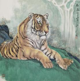 王寅之老师作品 南京白云堂画廊 王寅之作品68x68cm