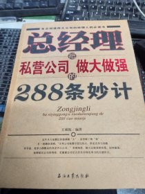 总经理把私营公司做大做强的288条妙计