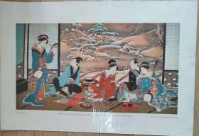 早期日本浮世绘美人画