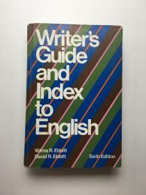 Writers Guide and Index to English