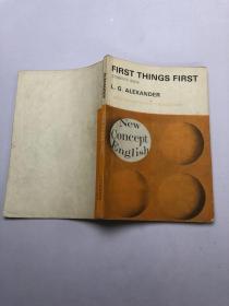 英文原版：New Concept English（1）：Frist Things First