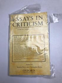 《ESSAYS IN CRITICISM》