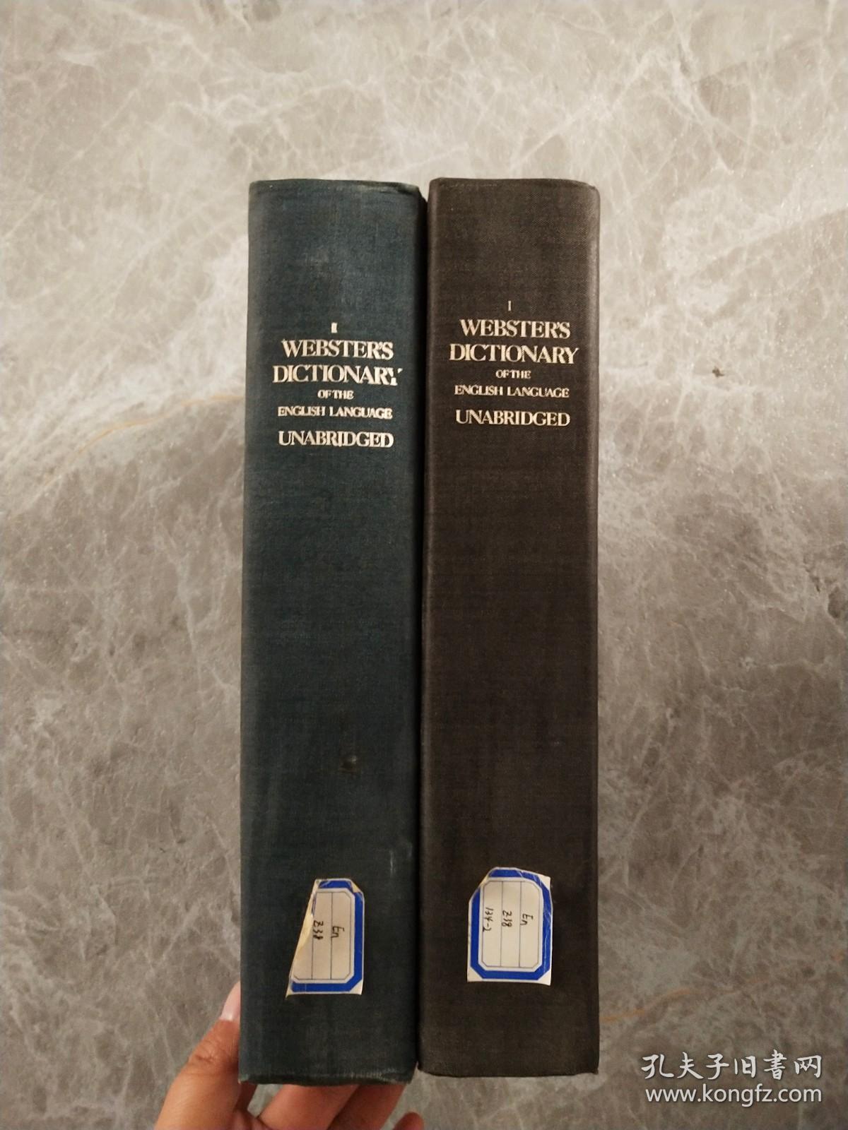 WEBSTER`S DICTIONARY OF THE ENGLISH LANGUAGE UNABRIDGED(韦氏英语大辞典 全2册 )