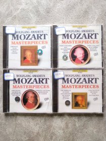 CD：WOLFGANG AMADEUS MOZART MASTERPIECES Vol.1、2、4、5【4盘合售】