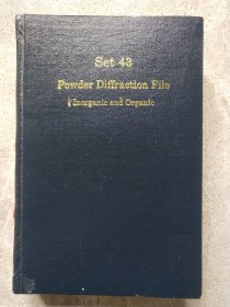 Powder Diffraction File Inorganic and Organic Set 43 粉末衍射卡 第43组《无机卷有机卷》 精装英文版