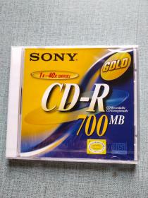 光盘空白盘 SONY CD-R 700MB 1x-24x COMPATIBKE 10盒装 全新未拆封