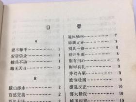 中学生常用成语例解