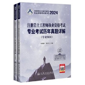 2024注册岩土工程师执业资格考试专业考试历年真题详解：专业知识