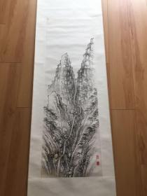 东台孙痩石画一张 永保真迹105X33