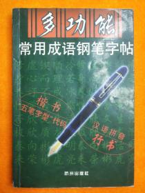 多功能常用成语钢笔字帖