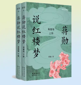 现货正版 蒋勋说红楼梦·青春版 上下册 青少年读物 感知中国传统文化的魅力 四大名著 国学 文化 文学评论 大语文 书籍