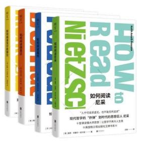 如何阅读哲学家系列全4册 如何阅读尼采+福柯+克尔凯郭尔+德里达/ 联合天畅出品 格兰塔书系世界哲学书籍