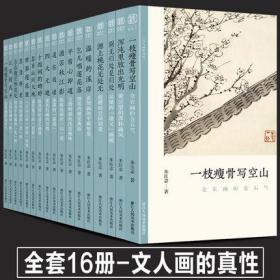 文人画的真性丛书全套16册 研究中国传统山水绘画理论黄公望倪瓒恽寿平八大山人等十六位代表画家 了解中国古代文人画的常备读物