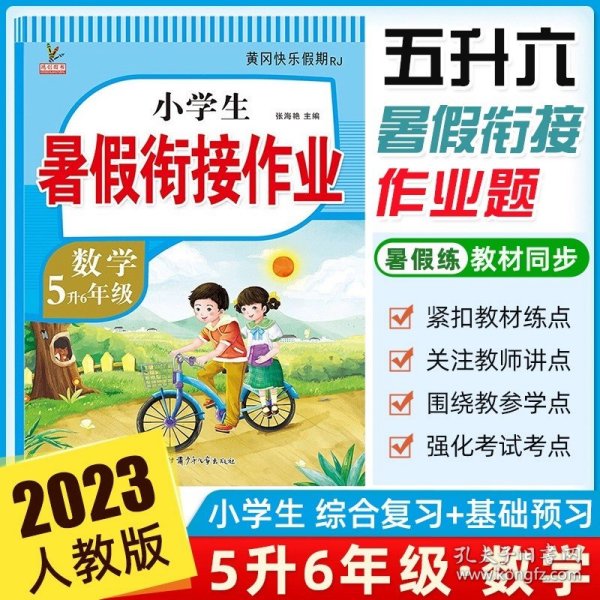 新版五年级数学暑假作业部编人教版5升6年级暑假衔接作业（复习+预习）