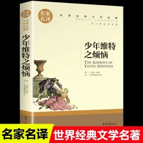 正版全新少年维特之烦恼 世界名著原著经典文学小王子简爱海底两万里钢铁是怎样炼成的老人与海傲慢与偏见悲惨世界飘战争与和平茶花女罪与罚爱的教育