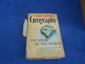 1940年版 房龙的地理 世界的故事 Van Loon's Geography : The Story of the World  （大32开2面毛边本精装书，书衣破损）（不认识外文，书名、作者、出版社等等以图片为准，请书友自鉴！）