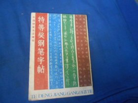 特等奖钢笔字帖（中国钢笔书法增刊） 瑕疵之处请看实物书影，免争议