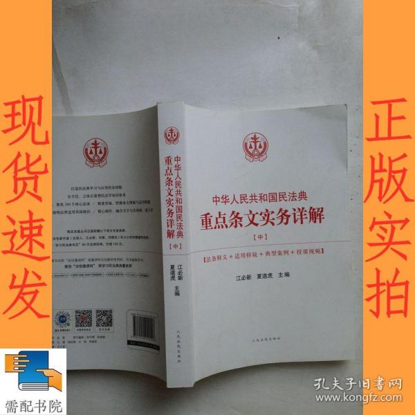 中华人民共和国民法典重点条文实务详解(全3册)