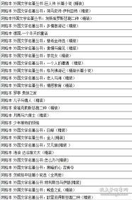 精装怀旧网格本 人文社外国文学名著丛书 共103册 （详书名见图片）