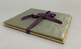 日本回流册页63# 名家绢本方卡册8张（竹内栖凤 山本梅莊  小林松僊 松云山人等）包邮