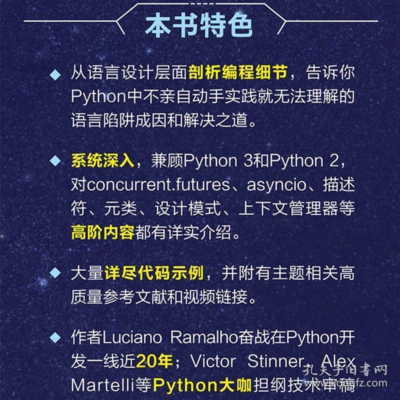 流畅的Python 图灵程序设计丛书 Python编程从入门到精通核心编程开发程序设计 Python语言学习书籍 python代码大全