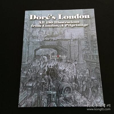 现货多雷插图Dore's London: All 180 Illustrations from London