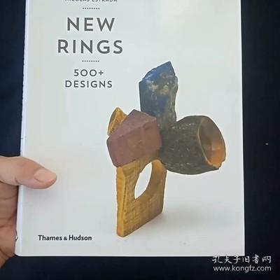 正版现货 当代500款新颖戒指珠宝设计New Rings: 500 Designs