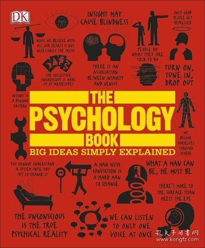 英文原版 The Psychology Book （DK）心理学大百科 精装现货