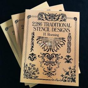 2,286 Traditional Stencil Designs(Dover Pictorial Archives)