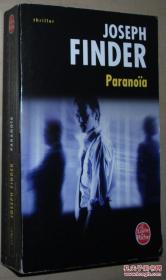 ◆法语原版小说 Paranoia de Joseph Finder / Thriller