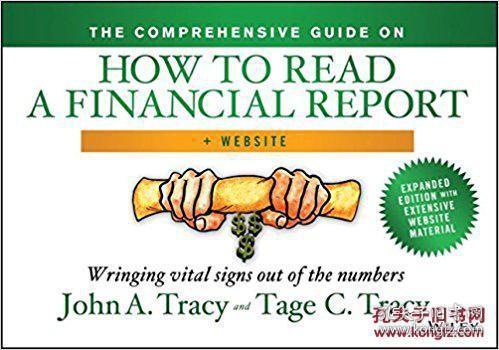 英文原版书 Comprehensive Guide on How to Read a Financial Report: Wringing Vital Signs out of the Numbers